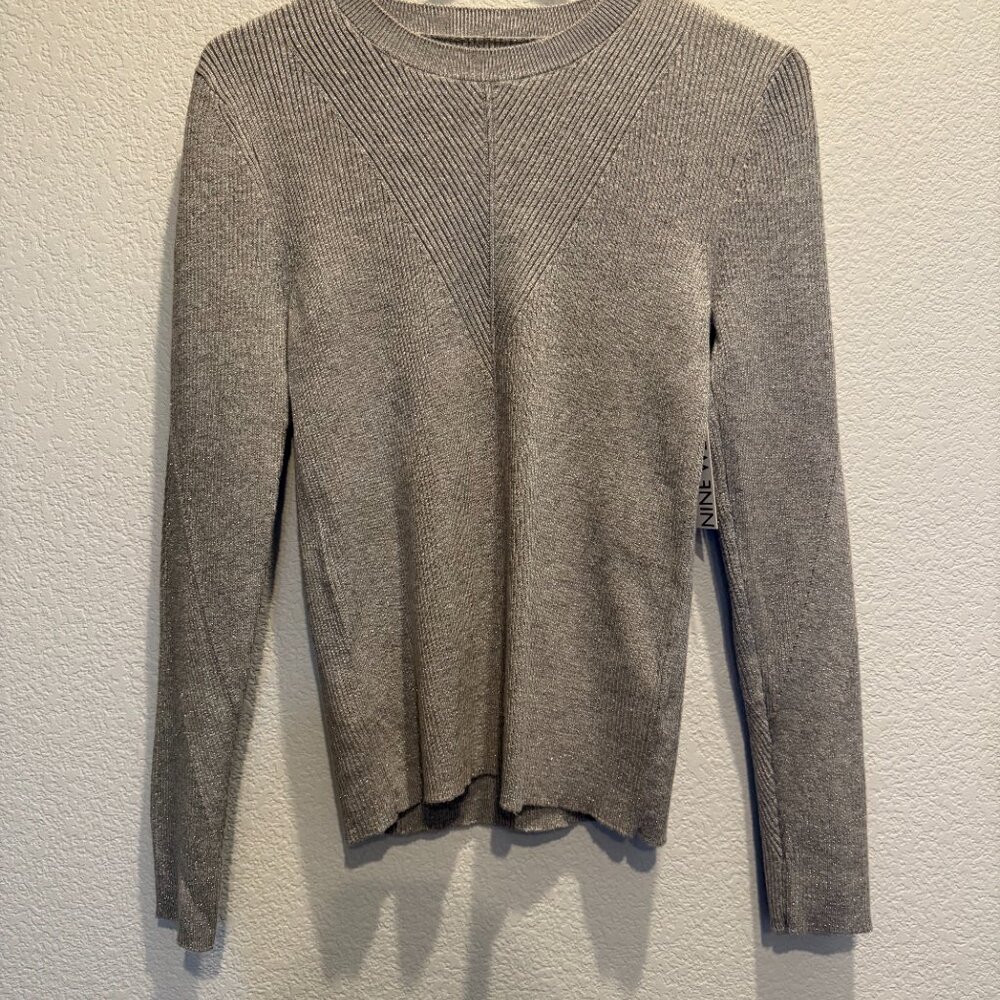 Nine West Size Medium Sparkly Long-Sleeve Sweater NWT